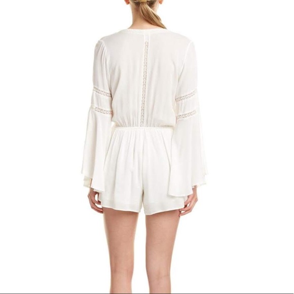 NWT• L*SPACE lovestruck ivory romper - Picture 7 of 7